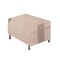 Modern Leisure Monterey Patio Ottoman/Coffee Table/Fire Pit Cover, 32 in. L x 22 in. W x 17 in. H, Beige 2904 - alternate 1